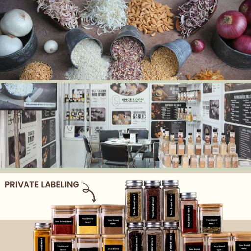 Spice Loom product, exhibition, and private-label packaging assets